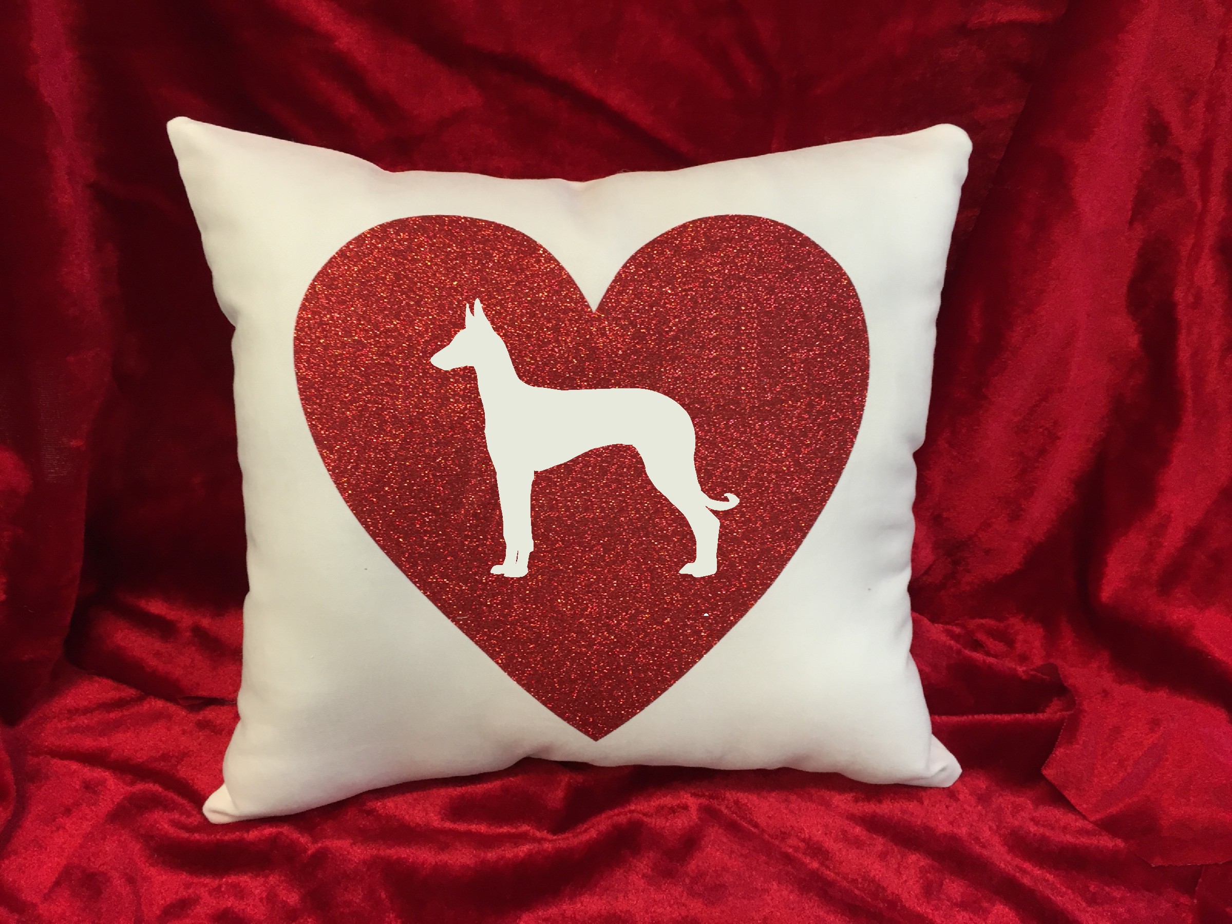 Dogs - Throw Pillow - Ibizan Hound